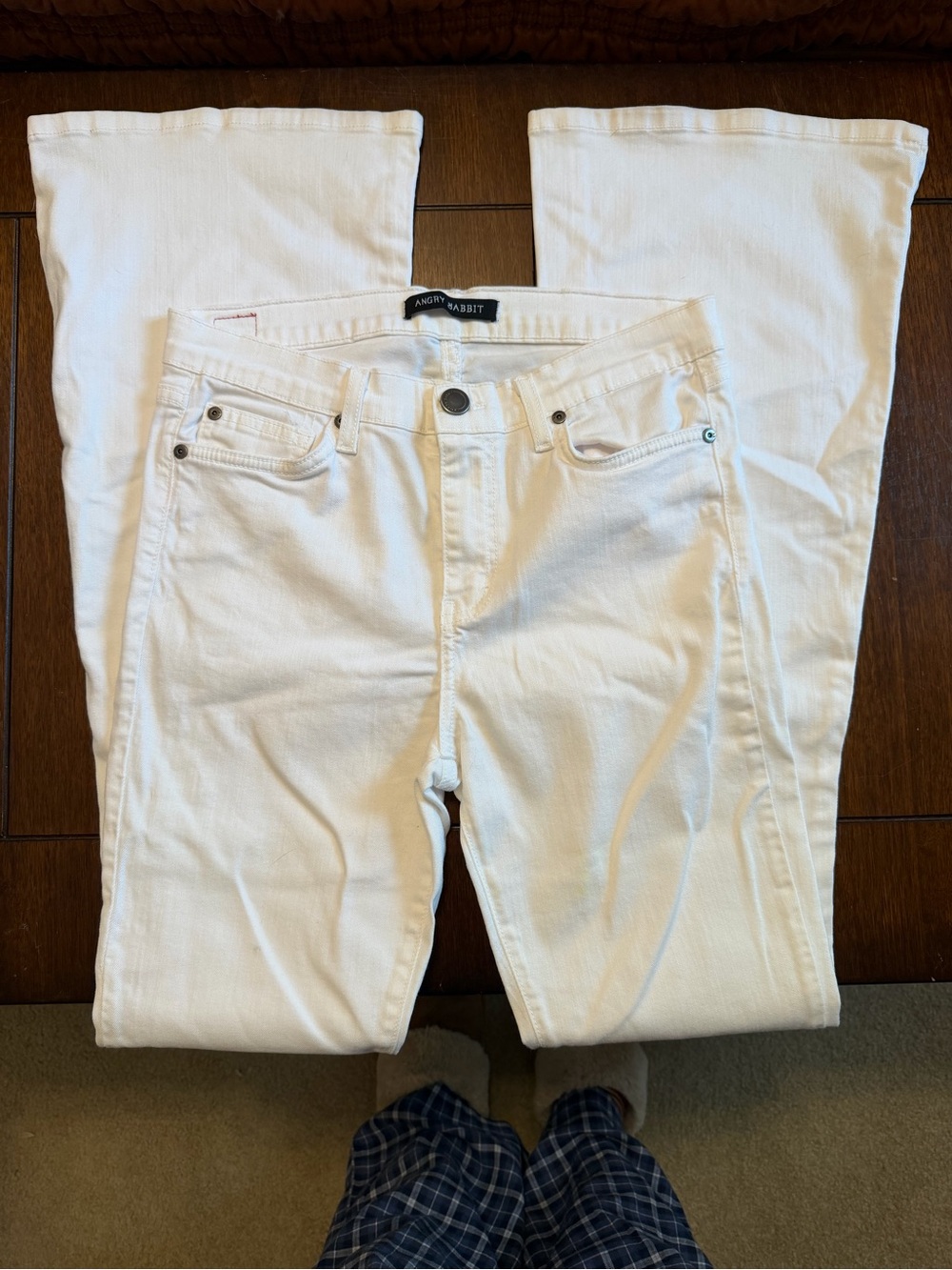 Angry Rabbit Women's Flare Jeans - Picture 2 of 3